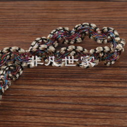 金銀絲波浪滌綸花邊 義烏國際商貿(mào)城中的非凡工藝